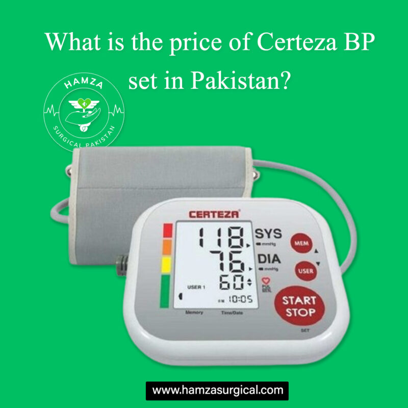 What is the price of Certeza BP set in Pakistan?